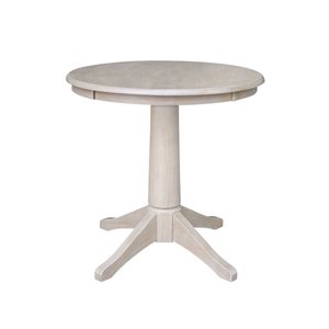 International Concepts 30&quot Round Top Pedestal Table - 28.9&quotH