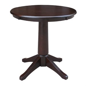 International Concepts 30&quot Round Top Pedestal Table - 29.9&quotH