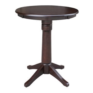 International Concepts 30&quot Round Top Pedestal Table - 35.9&quotH