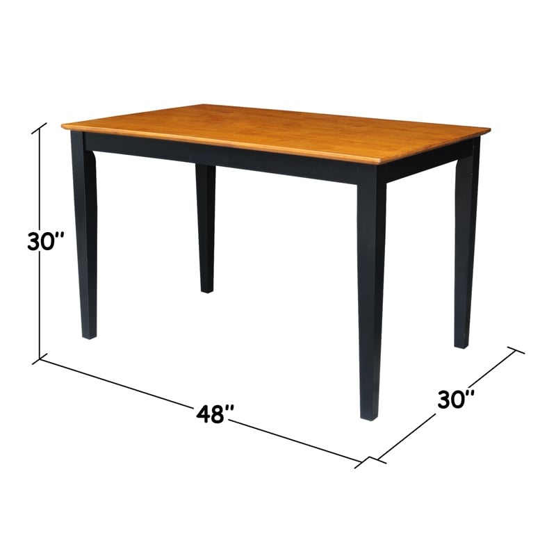 Solid Wood Top Table | Cymax Business