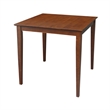 International Concepts Solid Wood Top Table