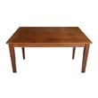 International Concepts Solid Wood Top Table