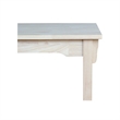 International Concepts Table - Counter Height Mission Style