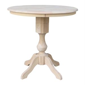 International Concepts 36&quot Round Top Pedestal Table - 34.9&quotH