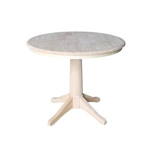 International Concepts 36&quot Round Top Pedestal Table - 28.9&quotH