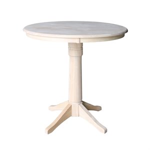 International Concepts 36&quot Round Top Pedestal Table - 34.9&quotH