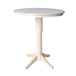 International Concepts 36&quot Round Top Pedestal Table - Unfinished - 41.9&quotH