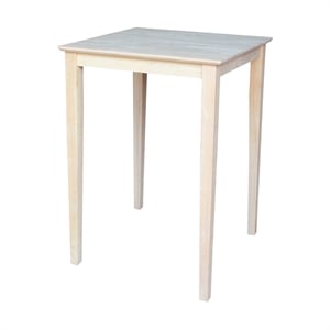 International Concepts Solid Wood Top Table