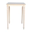 International Concepts Solid Wood Top Table - Turned Legs