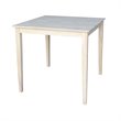 International Concepts Solid Wood Top Table