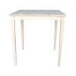 International Concepts Solid Wood Top Table