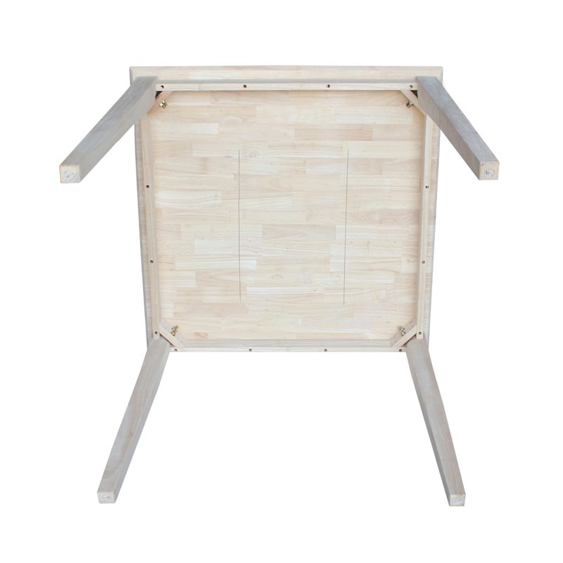International Concepts Solid Wood Top Table