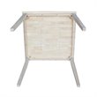 International Concepts Solid Wood Top Table