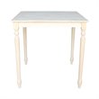 International Concepts Solid Wood Top Table - Turned Legs