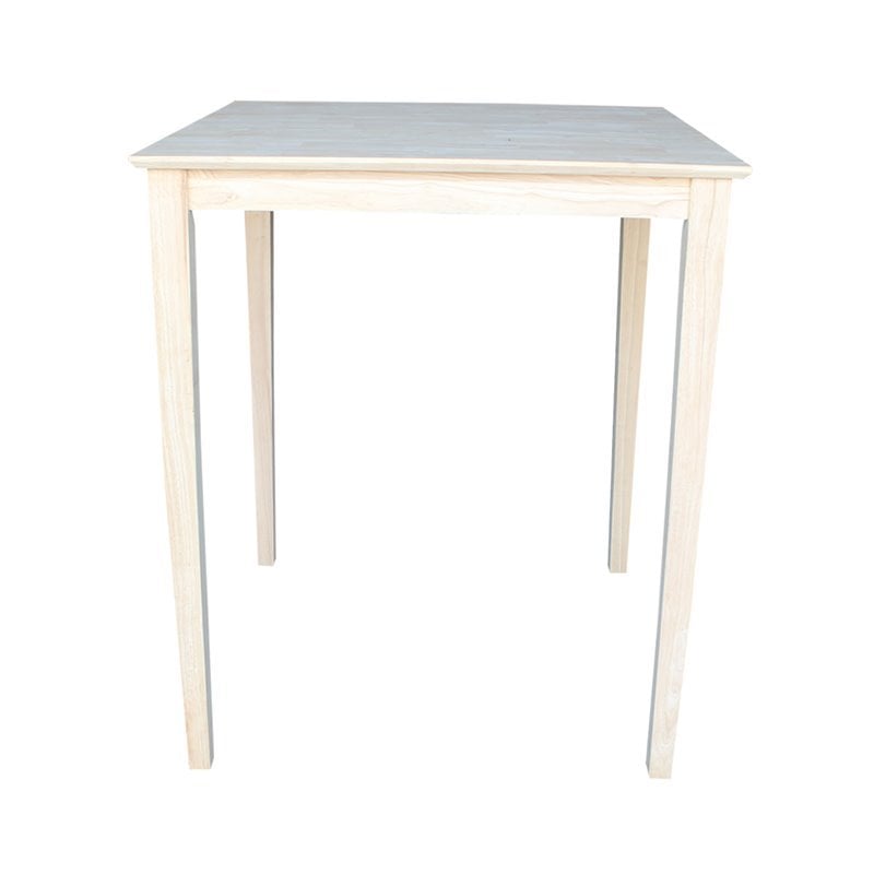 International Concepts Solid Wood Top Table