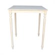 International Concepts Solid Wood Top Table - Turned Legs