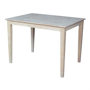 International Concepts Solid Wood Top Table