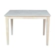 International Concepts Solid Wood Top Table