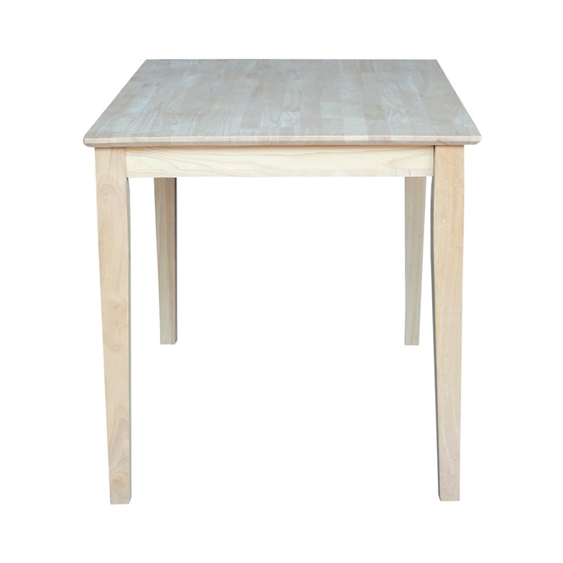 International Concepts Solid Wood Top Table