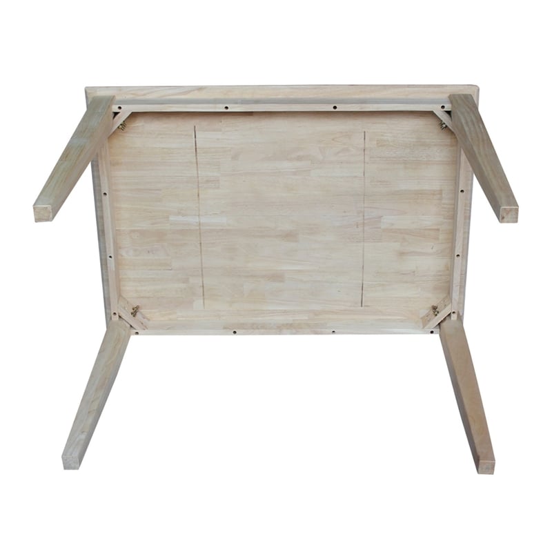 International Concepts Solid Wood Top Table