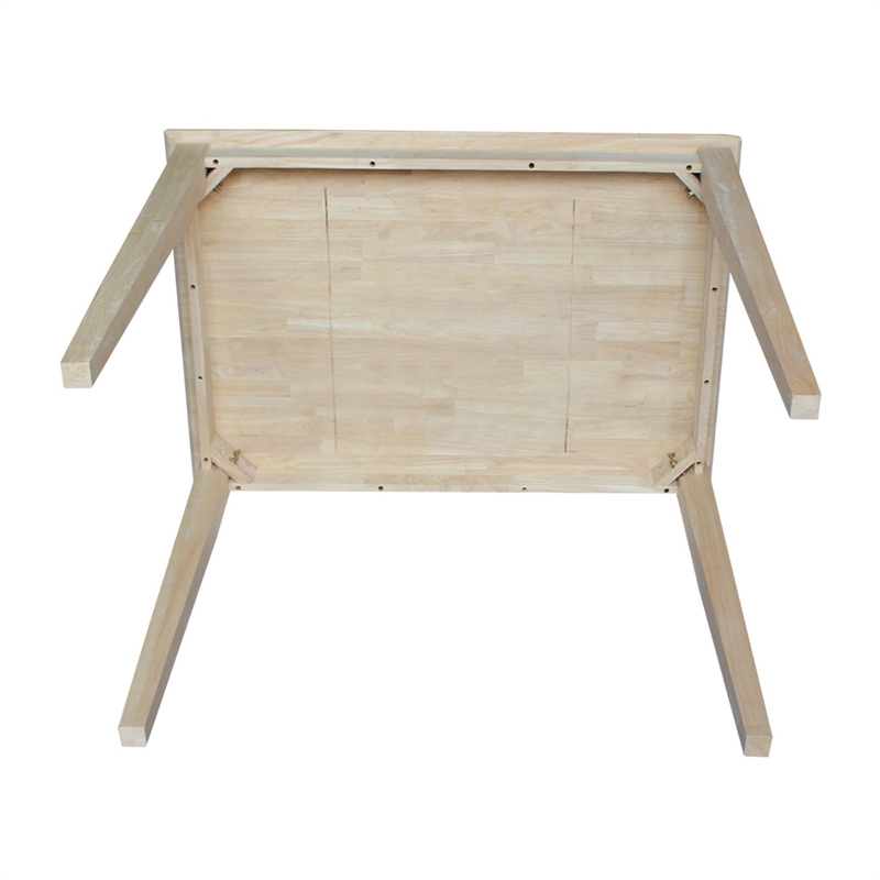 International Concepts Solid Wood Top Table