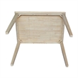 International Concepts Solid Wood Top Table