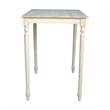 International Concepts Solid Wood Top Table - Turned Legs