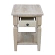 International Concepts Vista End Table  Unfinished