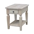 International Concepts Vista End Table  Unfinished