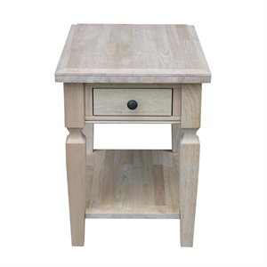 International Concepts Vista End Table  Unfinished