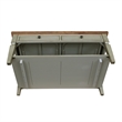 International Concepts Vista Coffee Table  Distressed Hickory/Stone Finish
