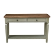 International Concepts Vista Console Sofa Table Distressed Hickory/Stone Finish