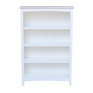 shaker bookcase - white