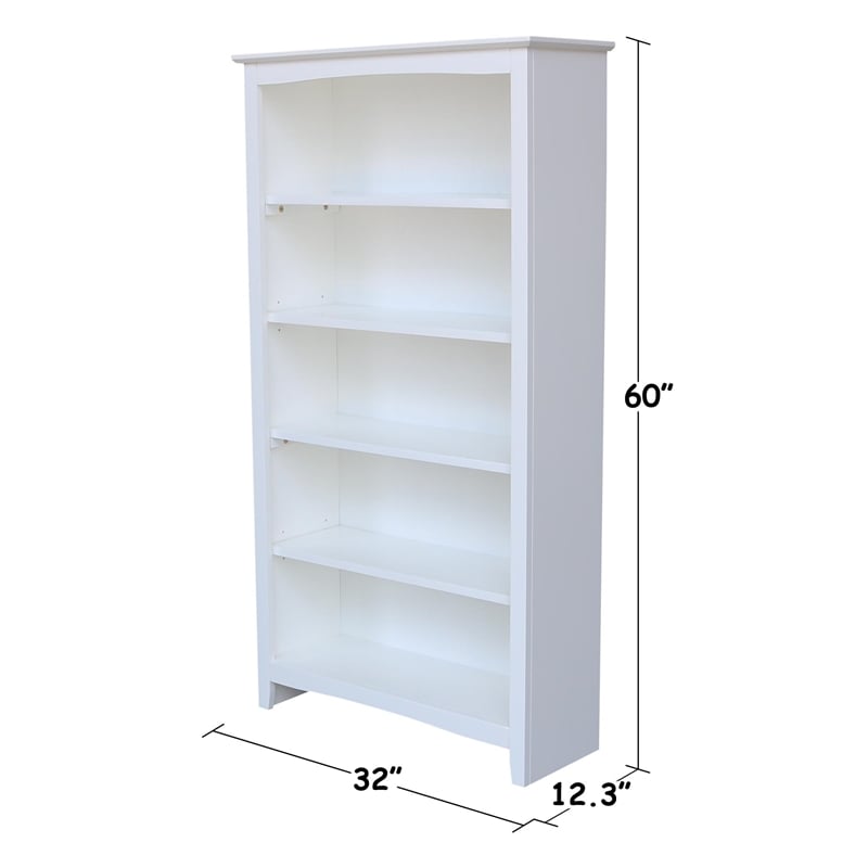 International Concepts Shaker Bookcase - 60