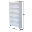 International Concepts Shaker Bookcase - 60