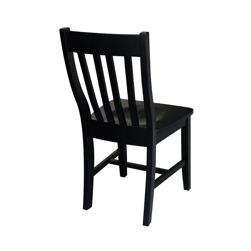 black shaker chairs