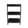 International Concepts Casual Dining 5-Tier Leaning Shelf in Black