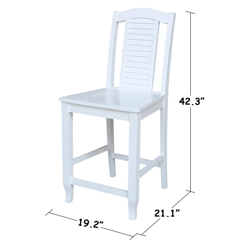 International Concepts Seaside Counterheight Stool - 24