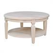 Vista Round Coffee Table Unfinished