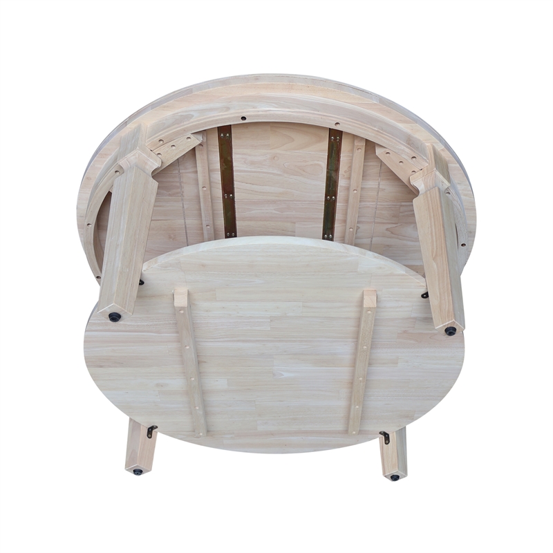 International Concepts Vista Round Coffee Table Unfinished