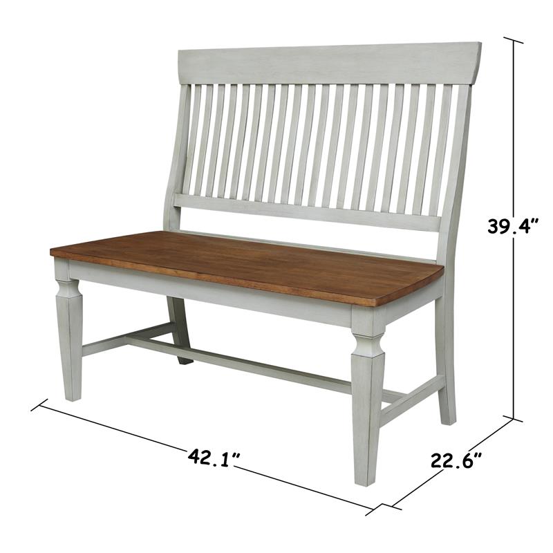 International Concepts Vista Slatback Bench