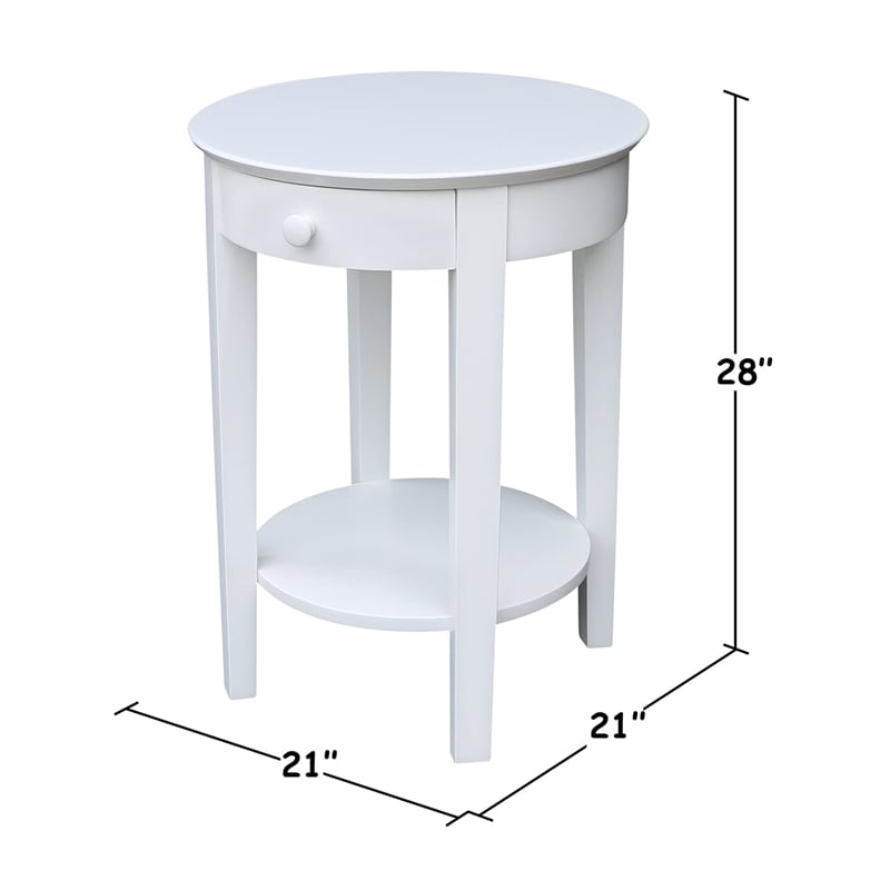 International Concepts Phillips Accent Table with Drawer
