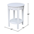 International Concepts Phillips Accent Table with Drawer