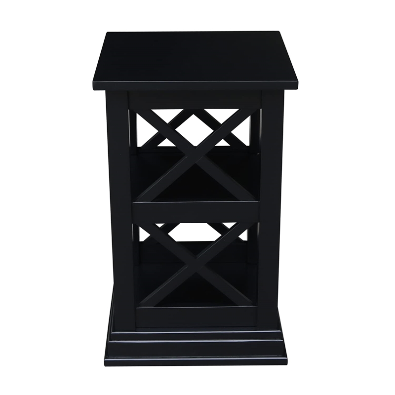 International Concepts Hampton Accent Table with Shelves