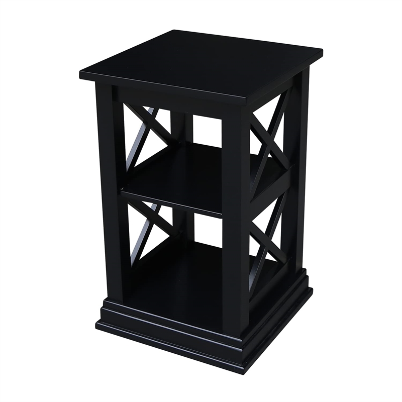 International Concepts Hampton Accent Table with Shelves