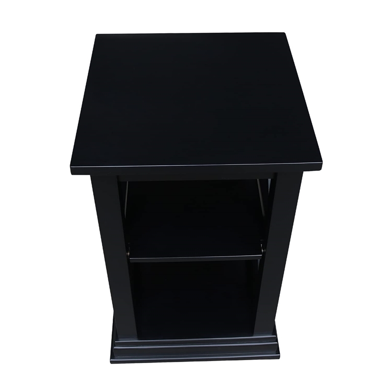 International Concepts Hampton Accent Table with Shelves