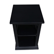 International Concepts Hampton Accent Table with Shelves