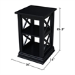 International Concepts Hampton Accent Table with Shelves