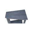 International Concepts Keystone Wood Accent Table in Heather Gray Antique Washed