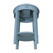 International Concepts Phillips Accent Table with Drawer in Ocean Blue